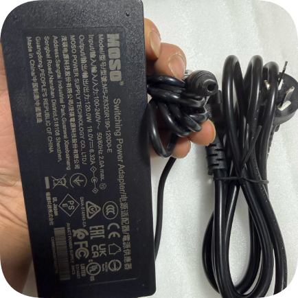 *Brand NEW* MOSO MS-Z6320R190-120D0-E Power Adapter 19V 6.32A 120W Round Port 5.52.5mm C